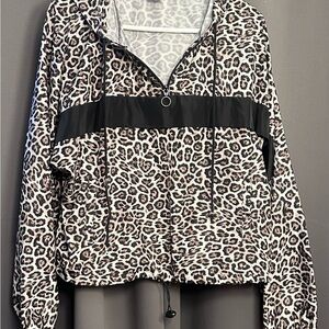 No Boundaries Leopard Print Jacket with Black Accents